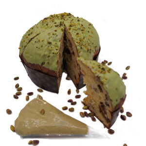 Panettone artigianale al CIOCCOLATO CON CREMA DI PISTACCHIO